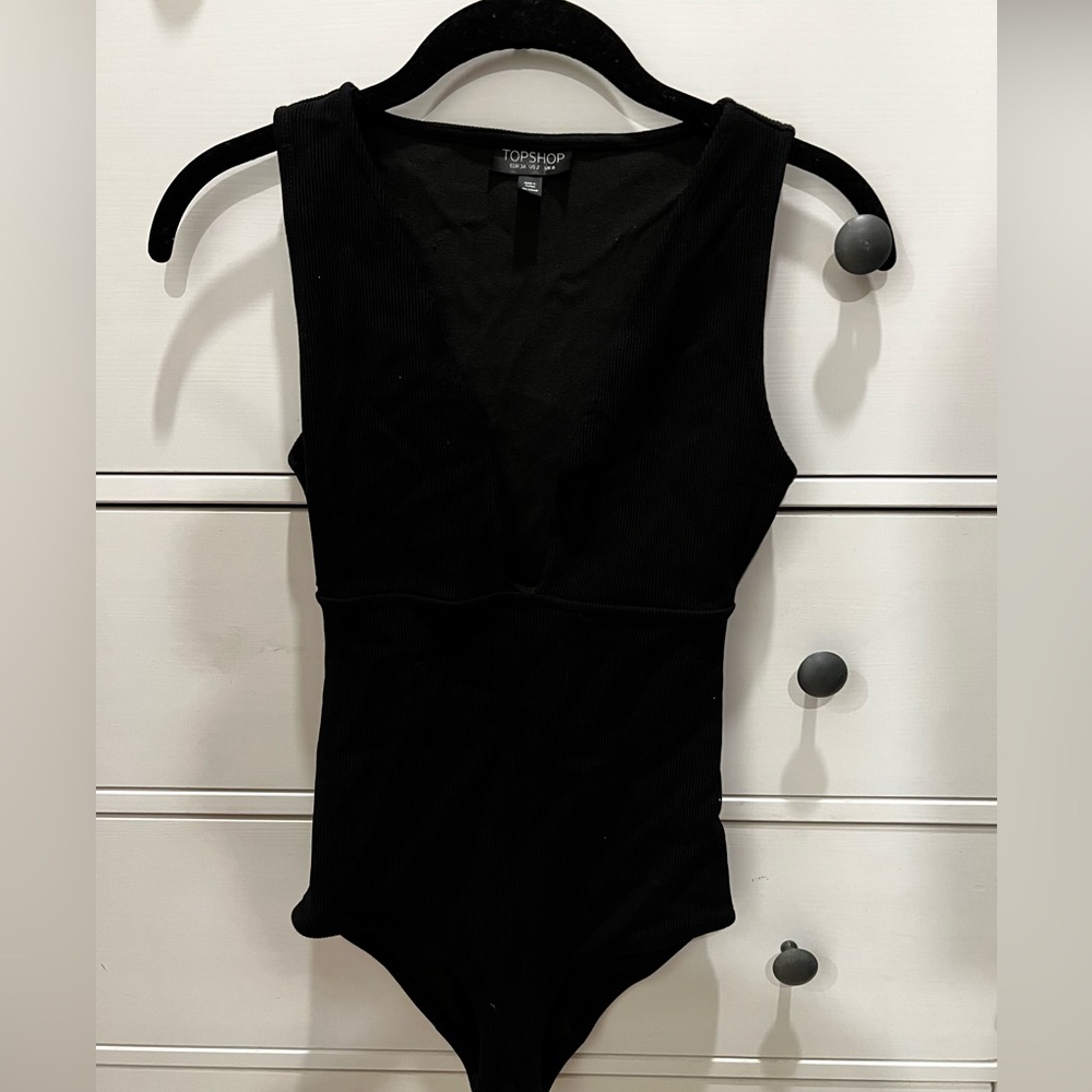 NWOT black topshop bodysuit